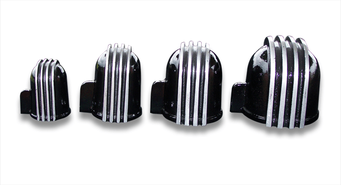 Black gauge cups