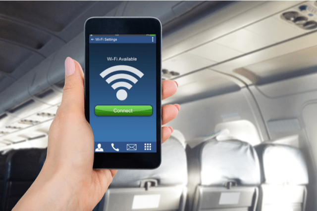 Using the Internet on Airplane