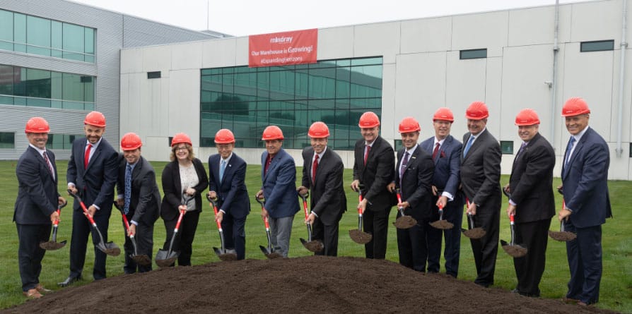 Mindray north america begins major warehouse expansion