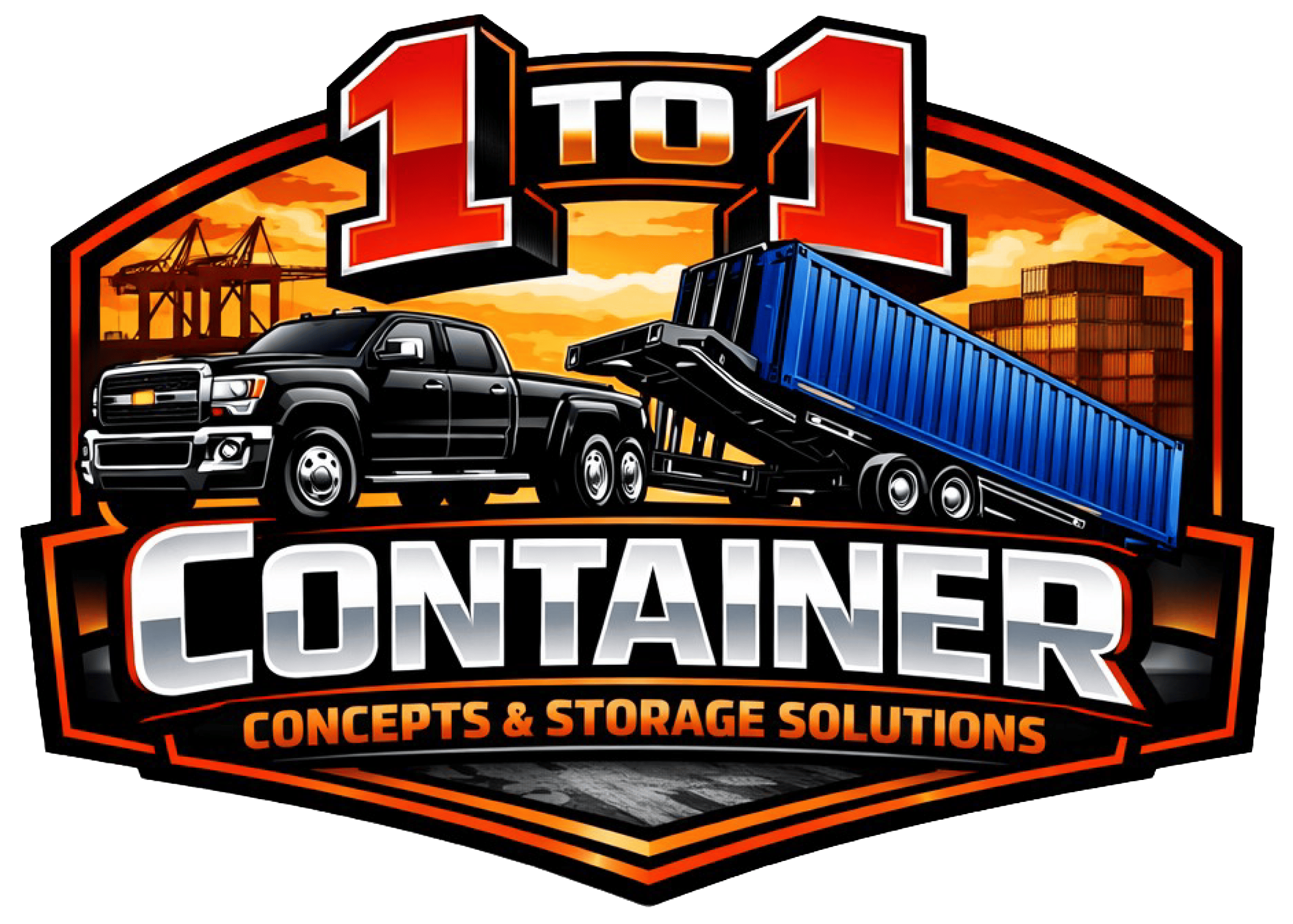 1 to 1 Container Concepts & Storage Solutions logo