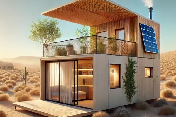 a house in the desert