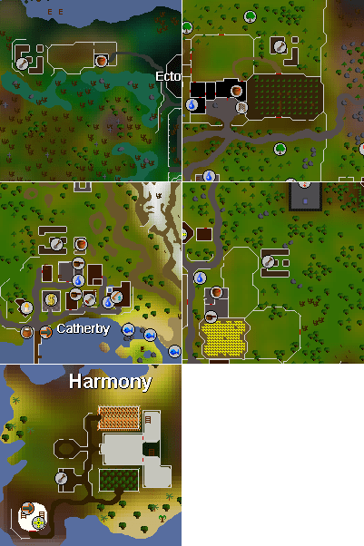 Runescape All Tree Patch Locations