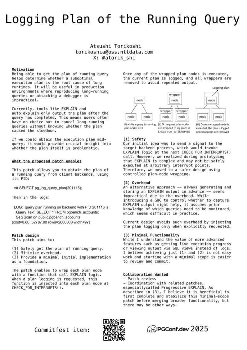 Poster Session Pgconf Dev 2025 - Best Vintage Backgrounds in 8K
