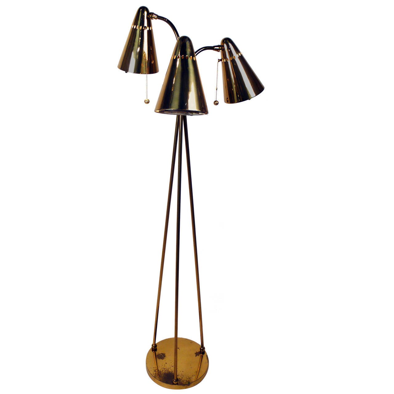 Mid-Century Tripod Floor Lamp | 20c Design