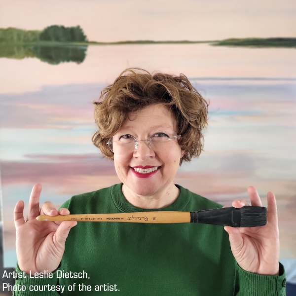 Artist Leslie Dietsch, photo courtesy of the artist
