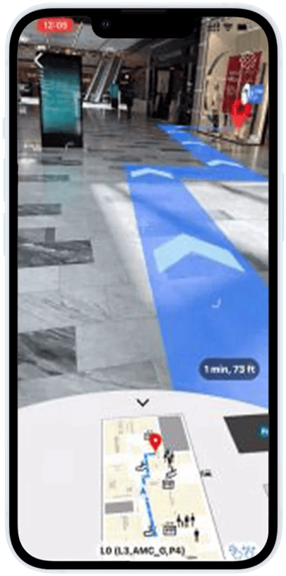 Augmented Reality AR Digital Signage Wayfinding Software 22Miles 147x300 2.webp