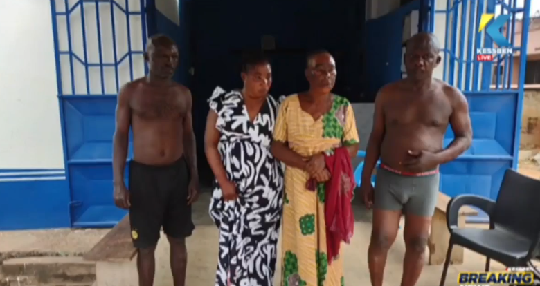 Two sets of couples arrested for allegedly robbing a store at Saltpond