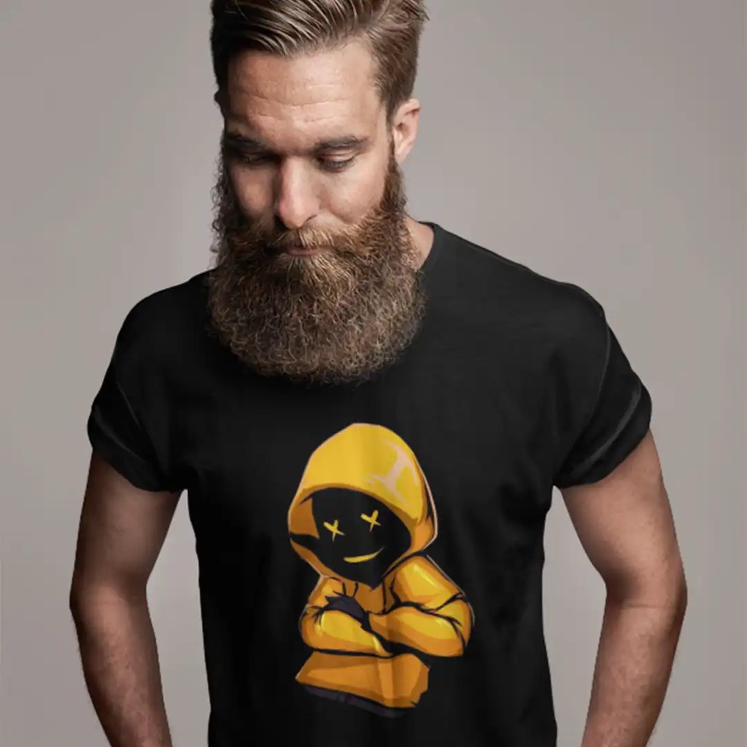 Yellow Hooded Character