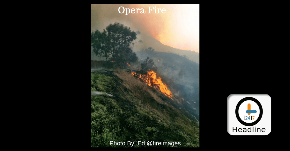 Opera Fire in Highgrove No Longer a Threat to Homes