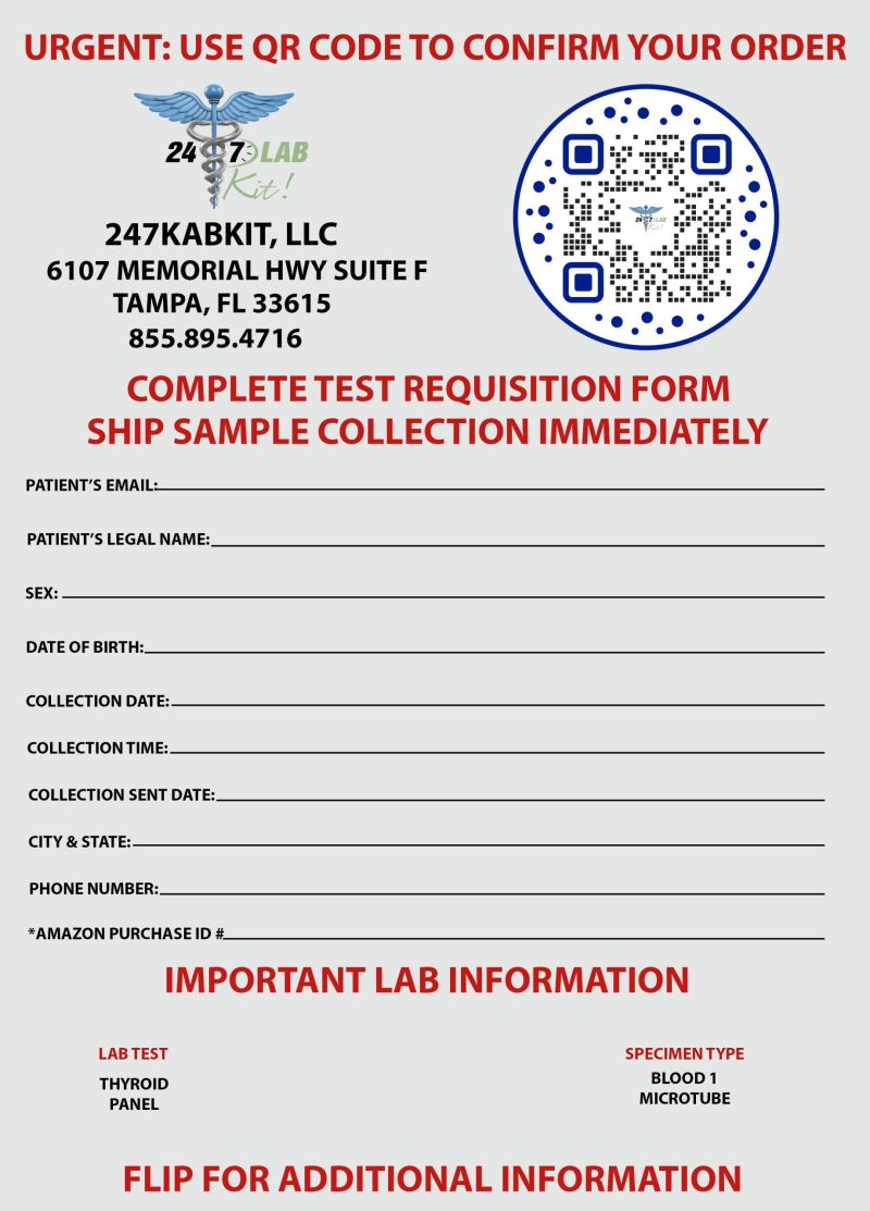Thyroid Kit Thyroid Panel Test 247labkit - Best Abstract Photos in 4K