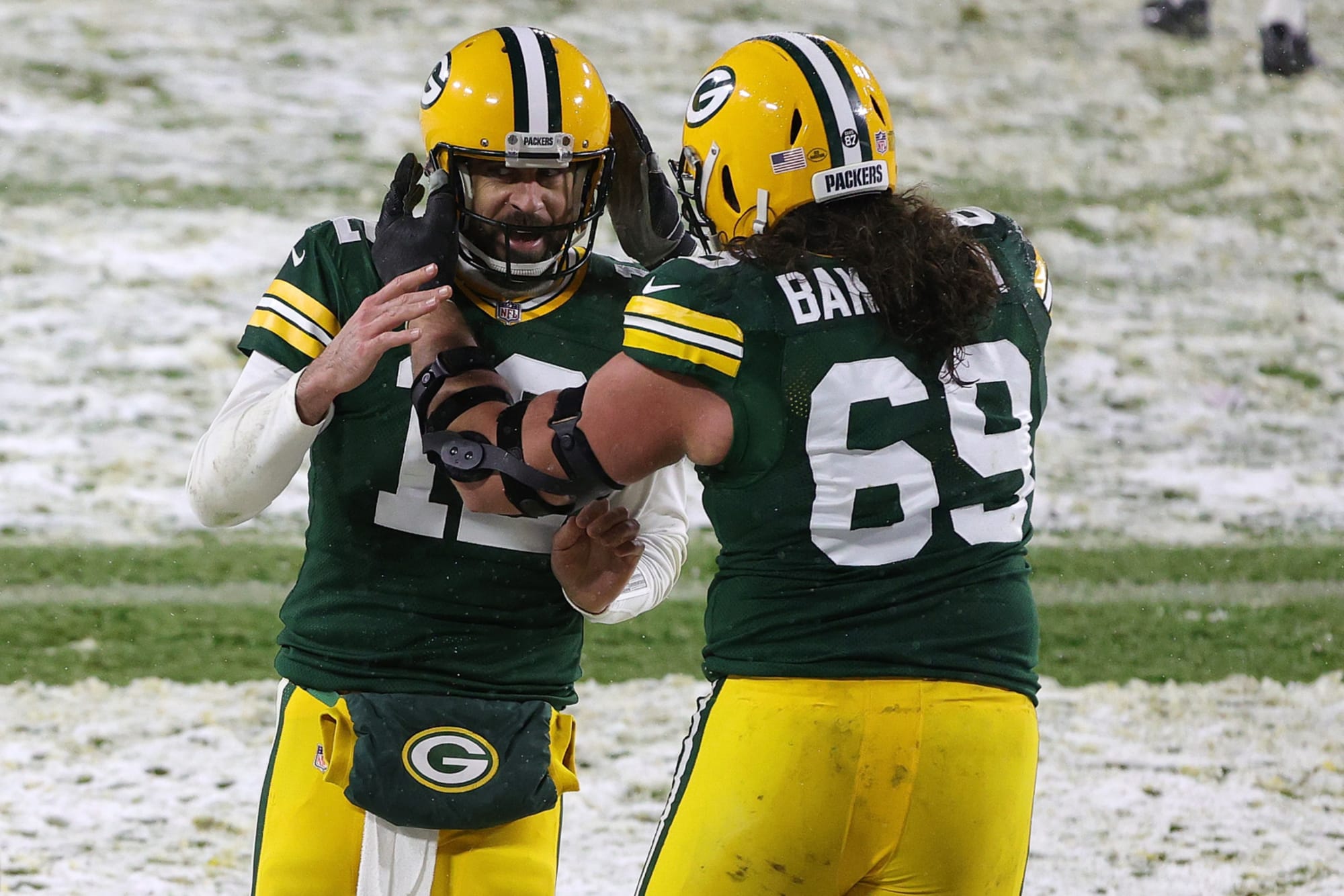Aaron Rodgers' quote on losing David Bakhtiari for...