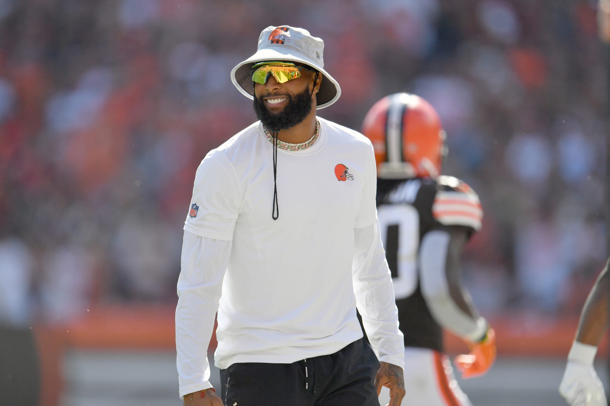 Odell Beckham Jr. clears waivers, becomes free...