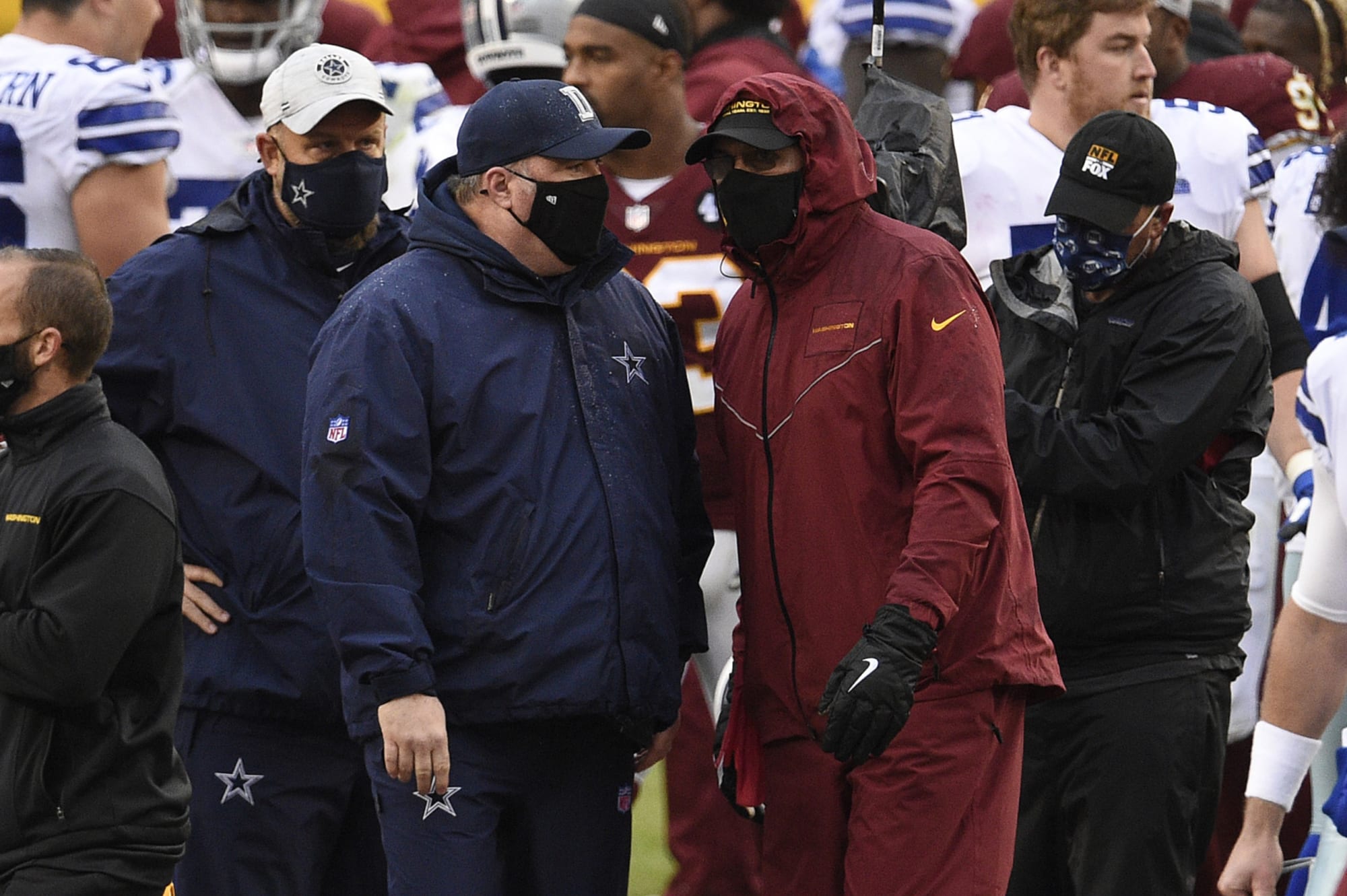Cowboys' Mike McCarthy and WFT's Ron Rivera clash...