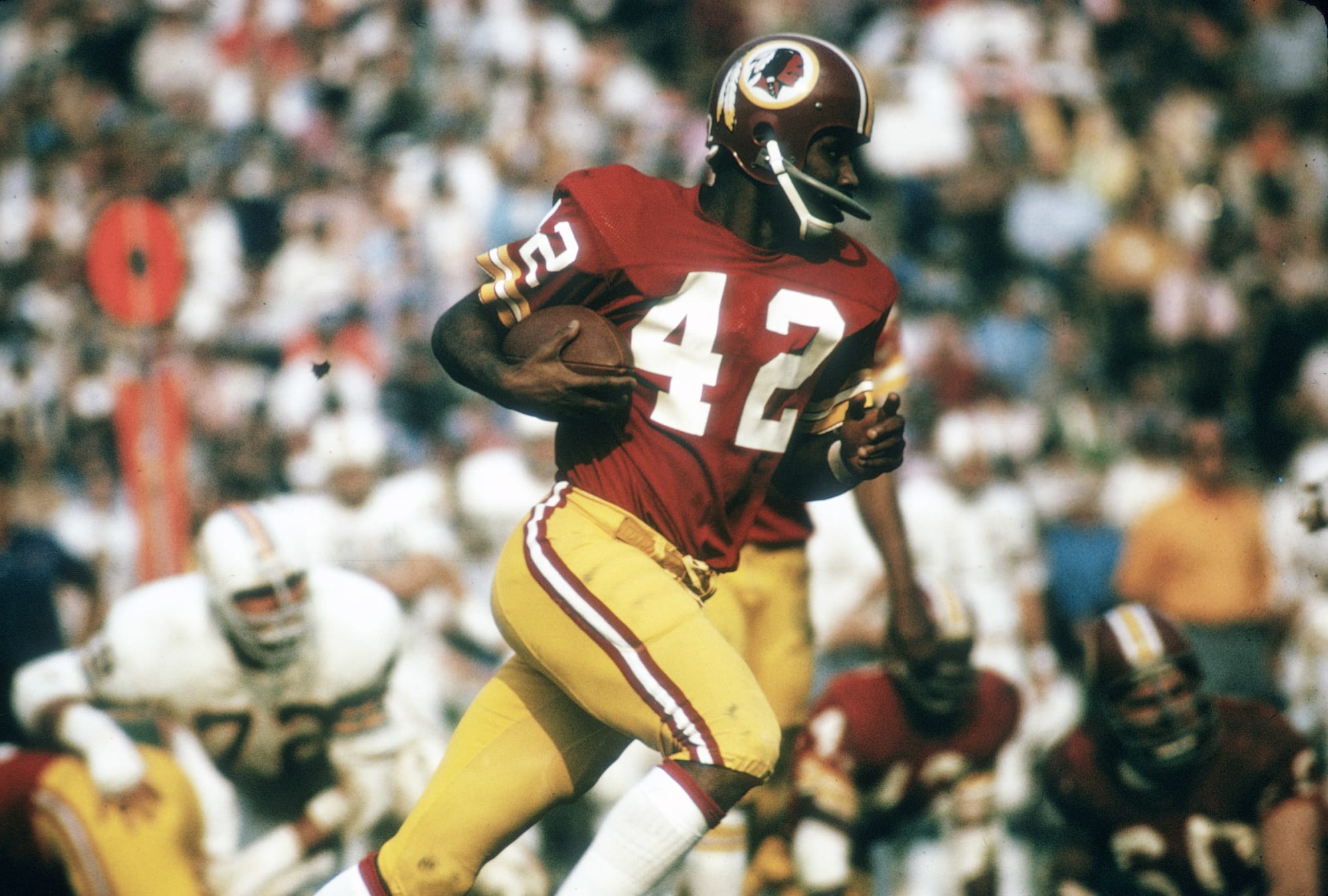 Hall of Fame wide receiver Charley Taylor passed...