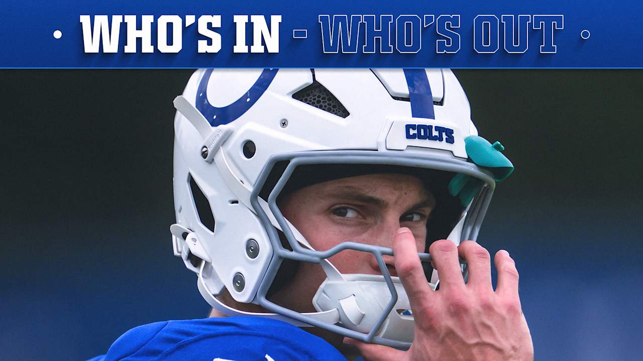 Colts do not rule out any players for Week 1 game...