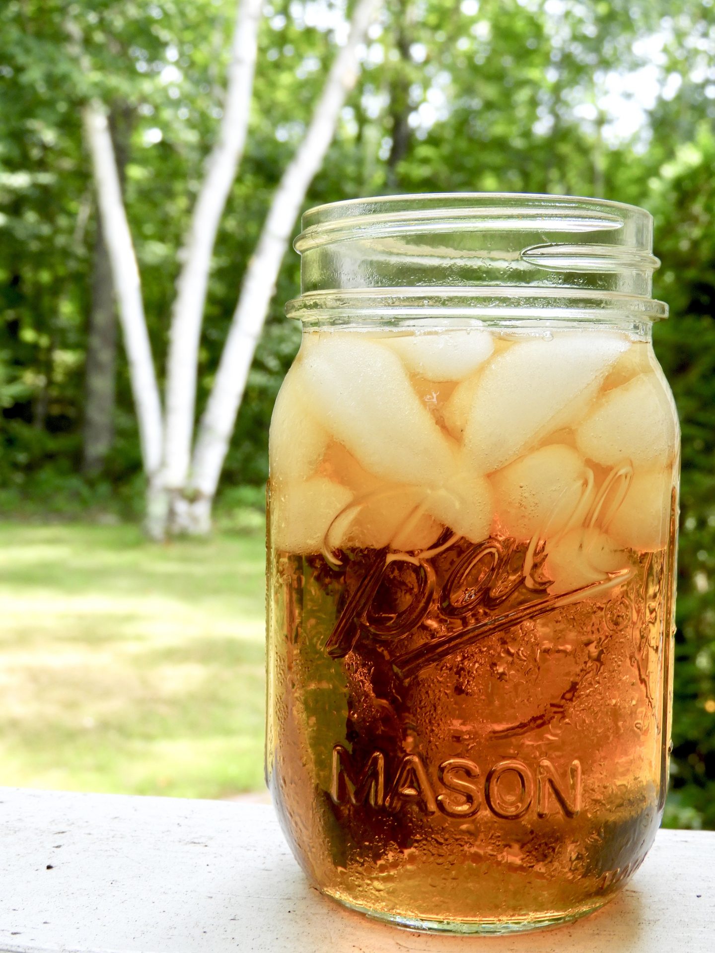 Home made iced tea.