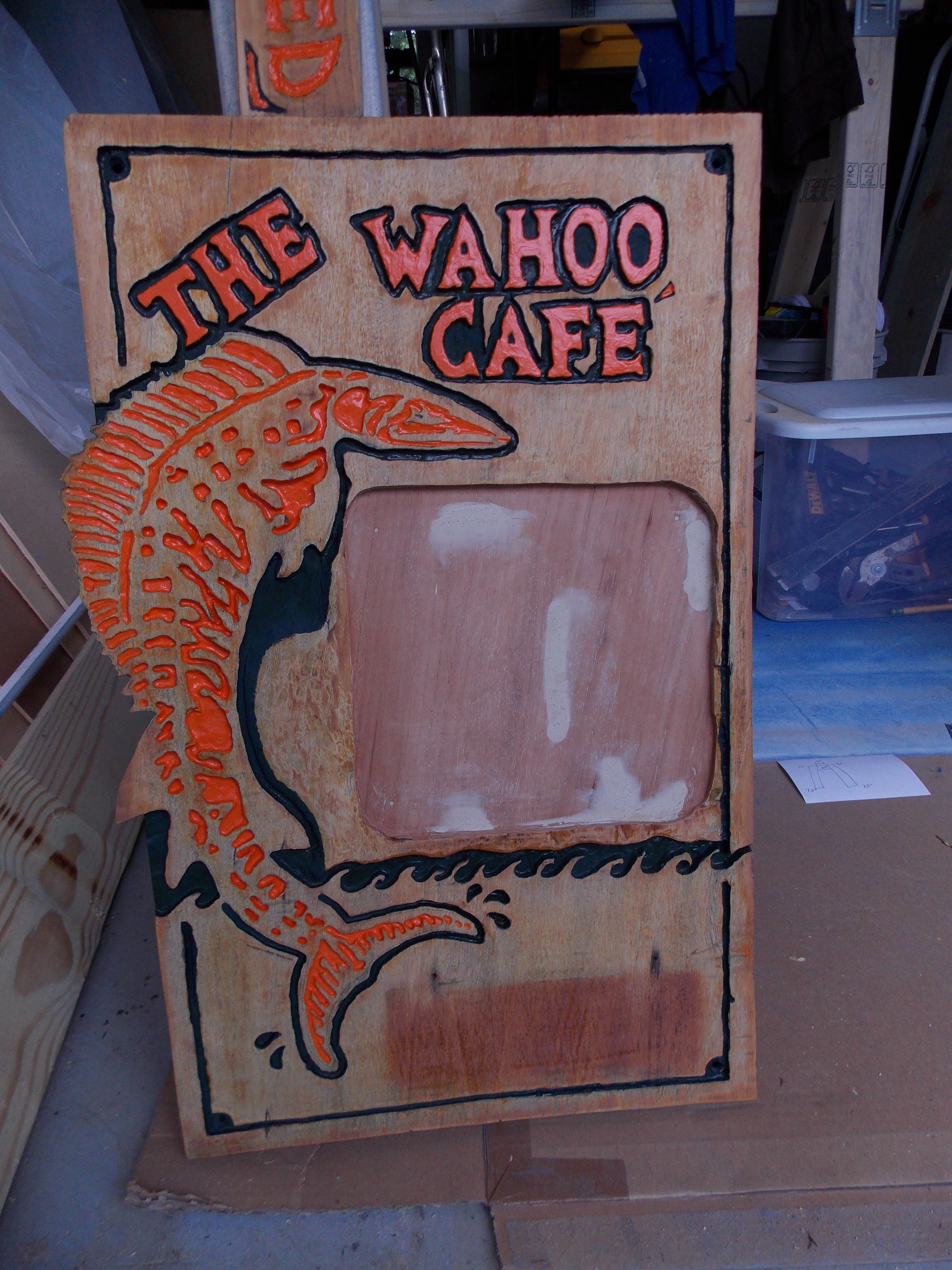 Sanded and re-touched.