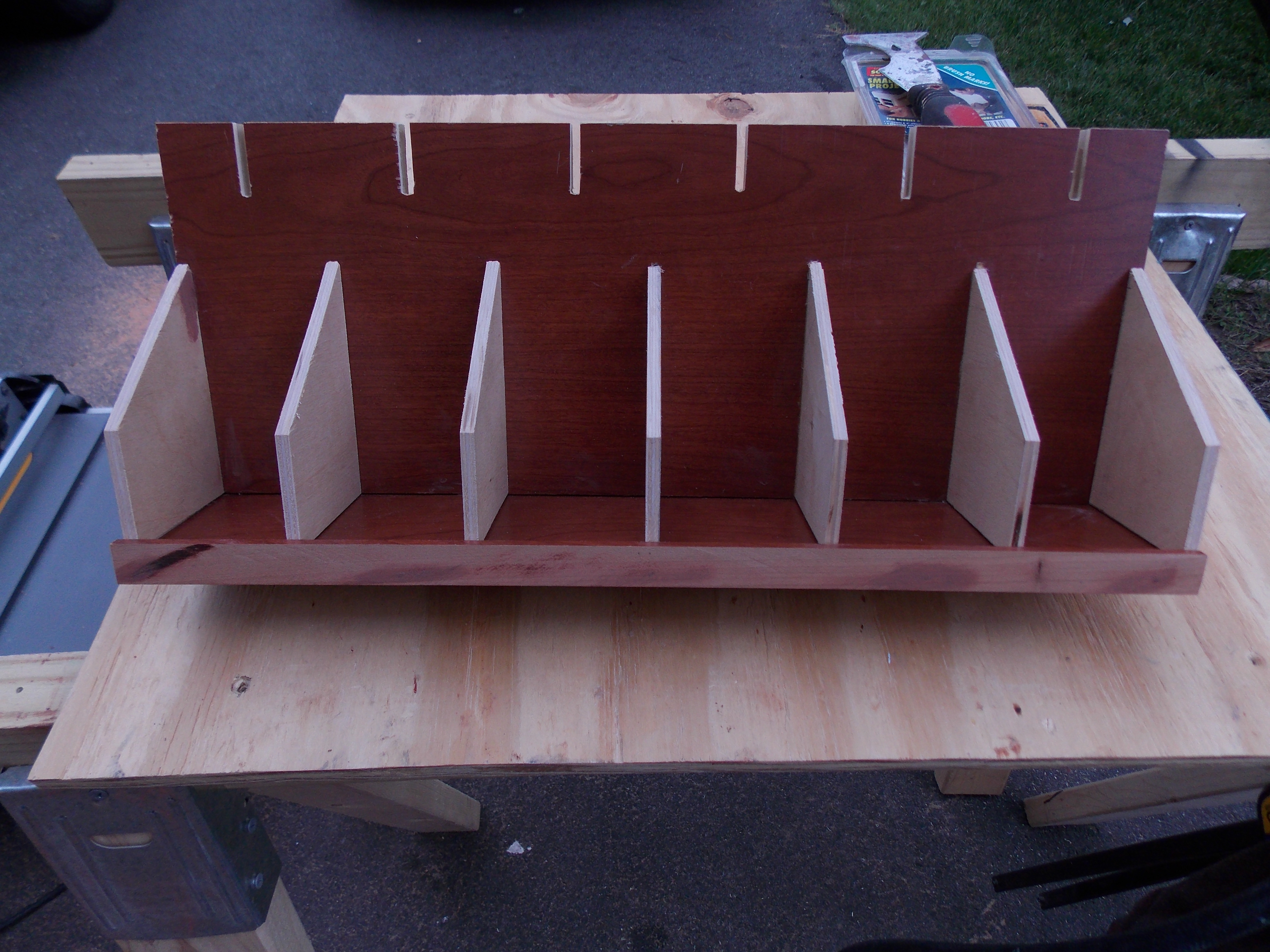 Finished product, ready for filling, final sanding and stain.