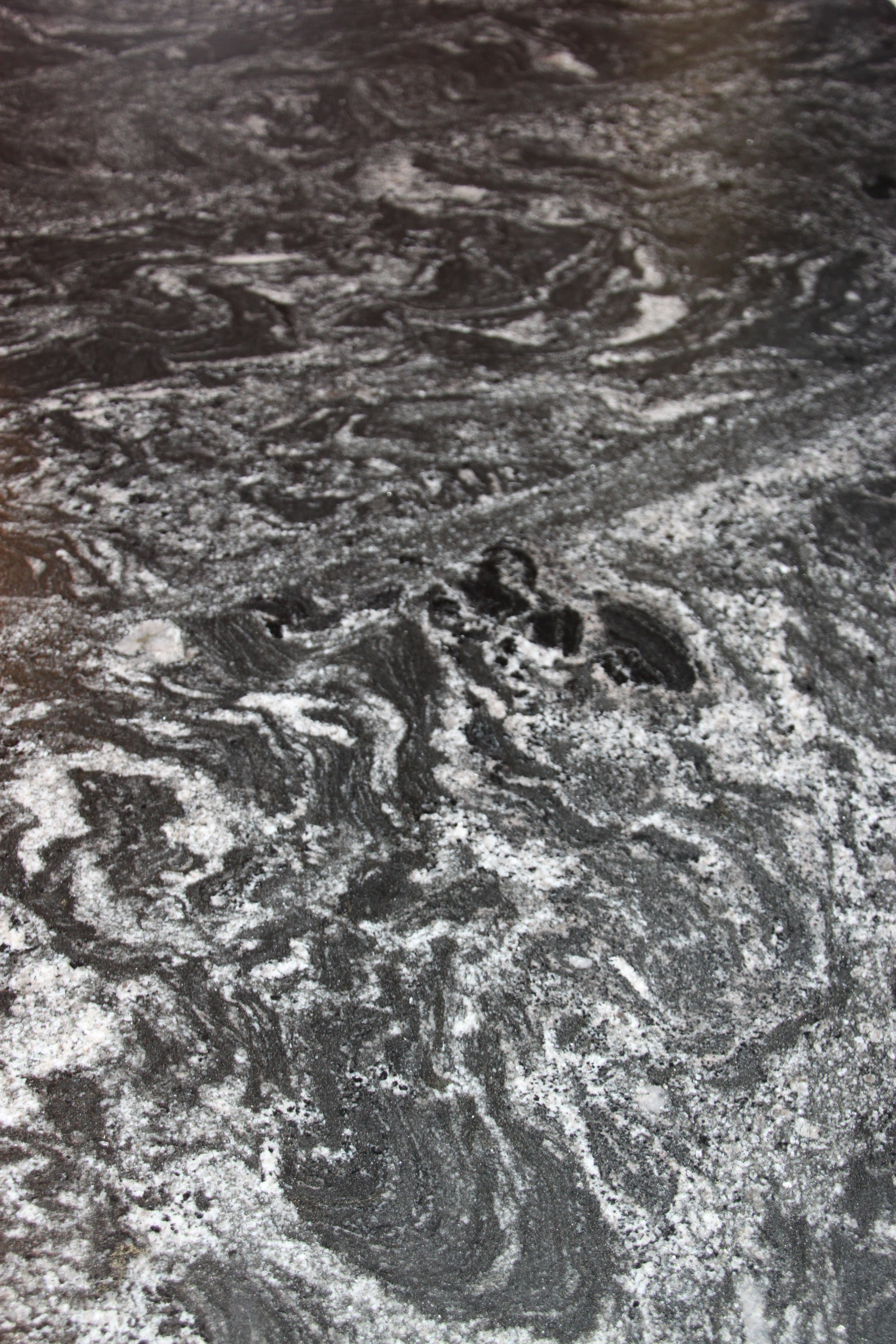Granite, "leathered" finish