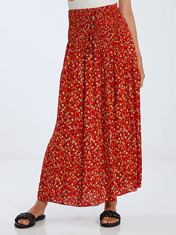 Floral φούστα φόρεμα SK1709.8502+6
