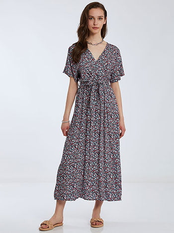 Floral maxi φόρεμα SK1738.8202+4