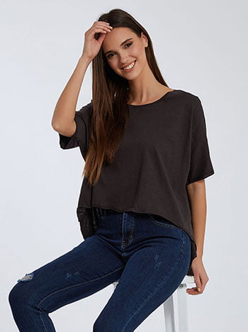 Oversized ασύμμετρη μπλούζα SK6478.4001+1