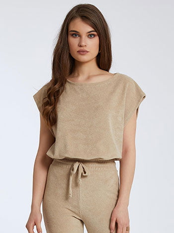 Πετσετέ crop top SK6671.4001+2
