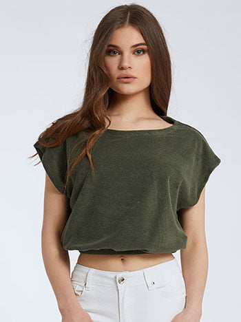 Πετσετέ crop top SK6671.4001+6
