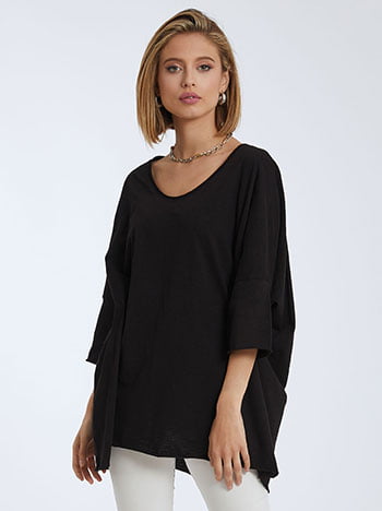 Oversized βαμβακερή μπλούζα SK6691.4001+2