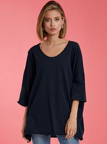 Oversized βαμβακερή μπλούζα SK6691.4001+4