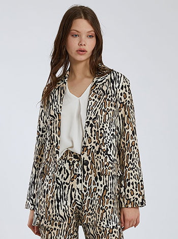 Σακάκι σε animal print SK7732.5116+1