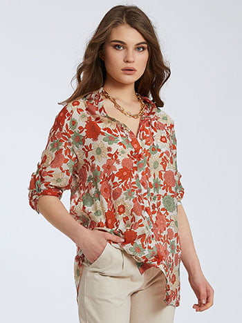 Floral πουκάμισο SK7752.3909+2