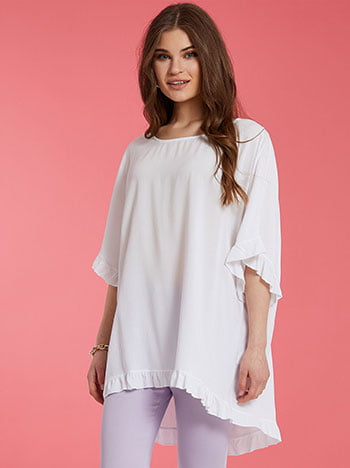 Oversized μπλούζα με βολάν SK7814.4625+1