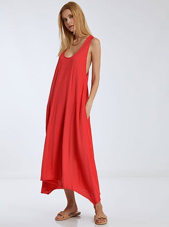 Maxi βαμβακερό φόρεμα SK7814.8138+2