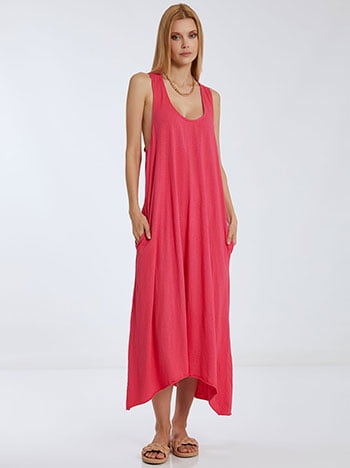 Maxi βαμβακερό φόρεμα SK7814.8138+8