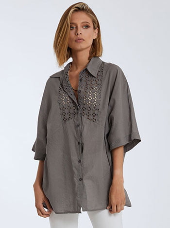 Oversized πουκάμισο SK7834.3510+1