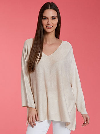 Πλεκτή oversized μπλούζα SK7885.4276+7