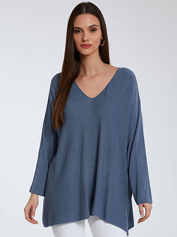 Πλεκτή oversized μπλούζα SK7885.4276+3
