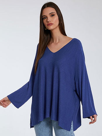 Πλεκτή oversized μπλούζα SK7885.4276+2