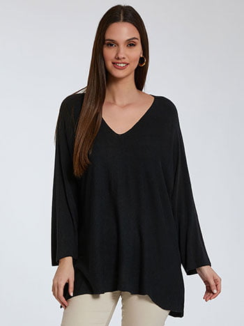 Πλεκτή oversized μπλούζα SK7885.4276+1