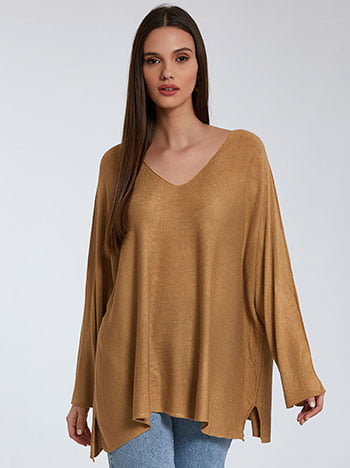 Πλεκτή oversized μπλούζα SK7885.4276+8