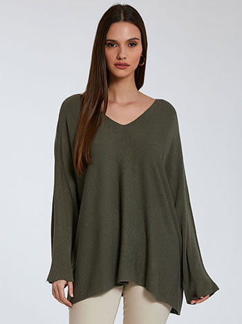 Πλεκτή oversized μπλούζα SK7885.4276+11