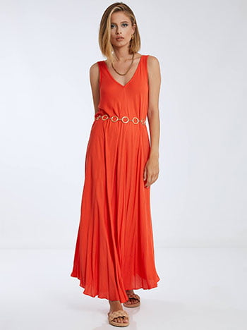 Maxi φόρεμα με απαλή υφή SK7885.8012+3