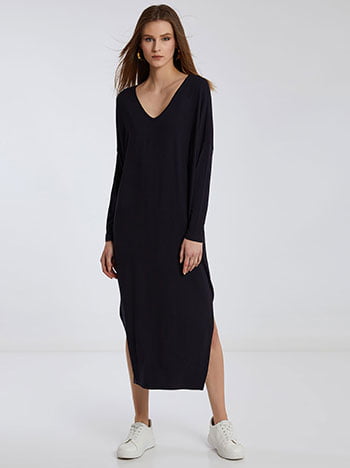 Oversized φόρεμα με ανοίγματα στο πλάι SK8747.8002+2