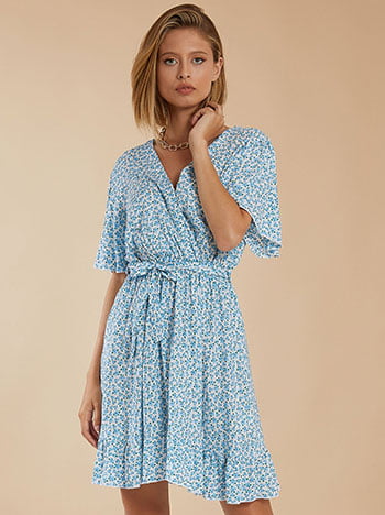 Κρουαζέ floral φόρεμα SK9875.8186+4
