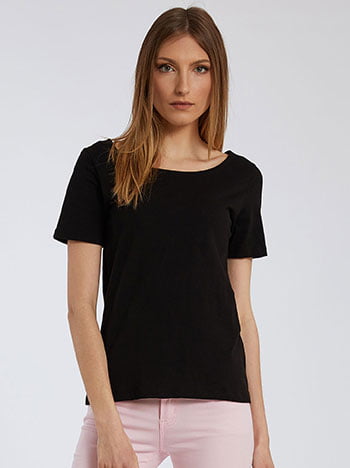 T-shirt με λαιμόκοψη χαμόγελο SK9923.4180+2