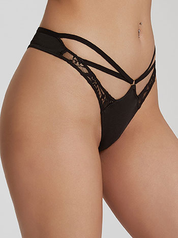String με λεπτομέρειες δαντέλας SL9833.A803+1
