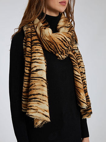 Κασκόλ σε animal print WM673.A808+1