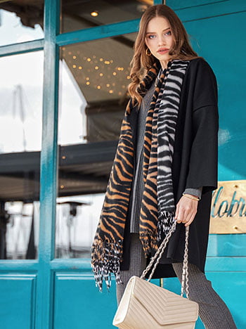 Κασκόλ σε animal print WM9855.A023+2