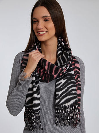 Κασκόλ σε animal print WM9855.A023+4